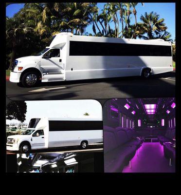 Limousine bus Ready for reservation