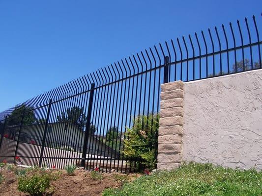 Pool fence at Escondido hills