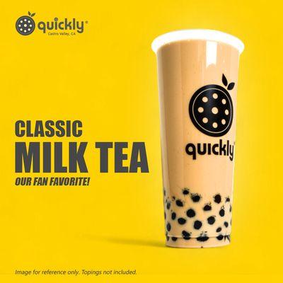 Classic Milk Tea with Boba.