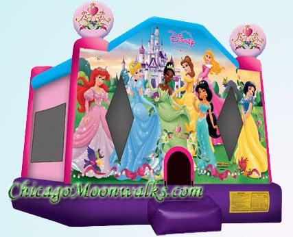 Disney Princesses Deluxe Bounce House Rental.