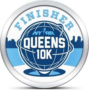 Queens 10K Finisher Badge