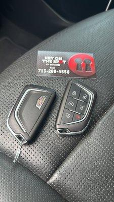 New Cadillac Escalade fobs