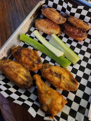 Jalapeño garlic & maple bacon wings