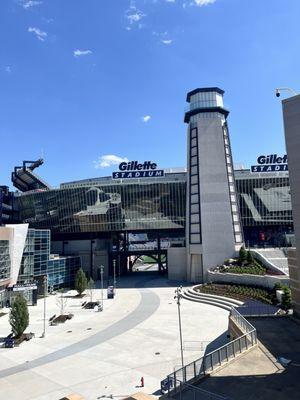 Wonderful stadium views from the patio!