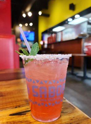 I love a bargain, Wesley Chapel Sabor has $5 Strawberry Margaritas All the Time!!!!