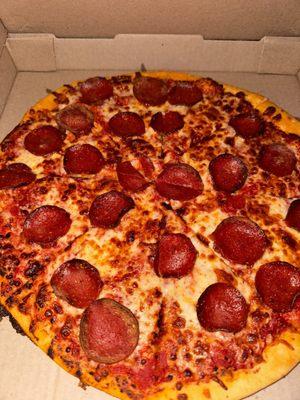 Pepperoni pizza