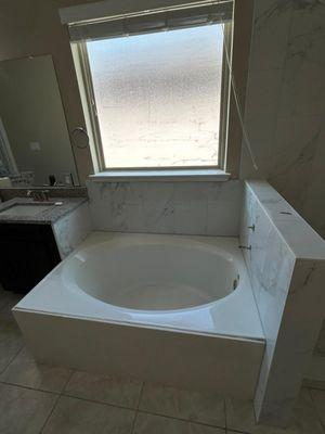 Check out this bathroom installed for our customer who wanted a upgraded modern gray tone bathroom.