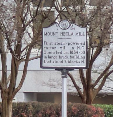 Mount Hecla Mill Historical Marker, Greensboro