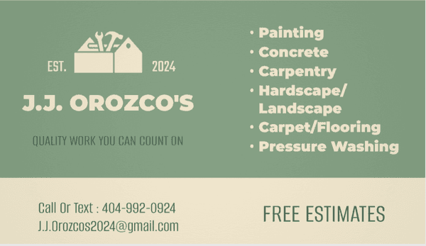 The full list of our services!