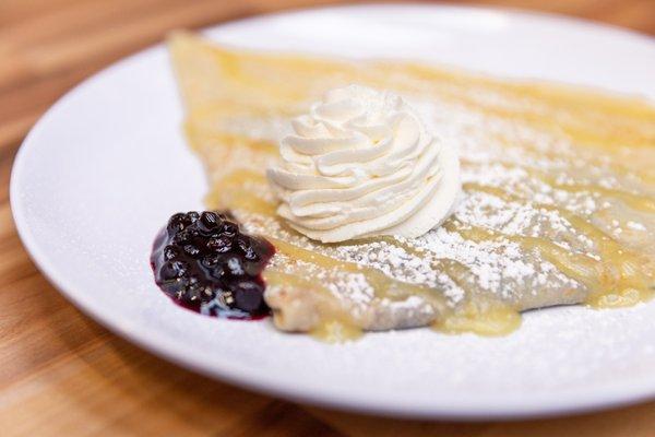 Lemon Blueberry Crepe