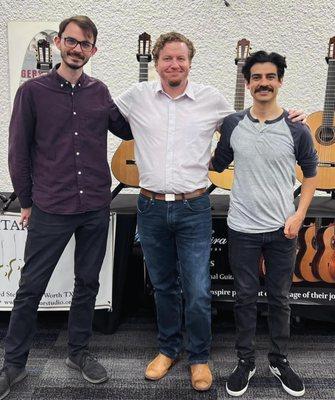 Instructors (left to right) Scott Stice, Dr. Will Douglas, and Jose Andrade.