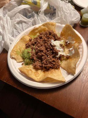 Taco Salad with Shell