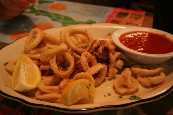 fried calamari appetizer