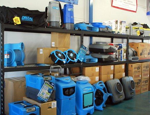 Restoration equipment! We carry thousands of products in stock and by special order. We also price match!