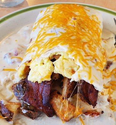 Smothered burrito