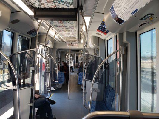 Train interior