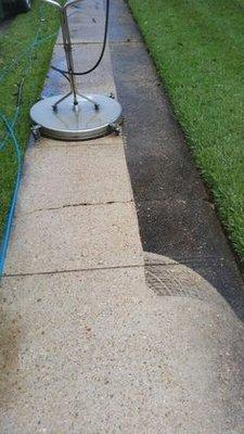 Pressure washing