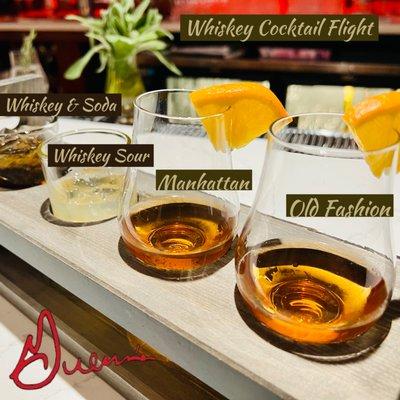 Whiskey Cocktail Flight