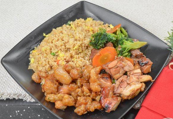 Fried Rice, Beef Broccoli, General Chicken