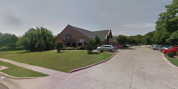 Our office on Randol Mill Rd., between Cooper and Collins. One block from the Dallas Cowboy's stadium.