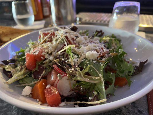 Strawberry watermelon salad