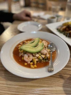 Tropical ceviche