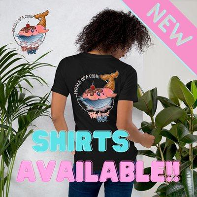 Whale Of A Cone Shirts Available !!