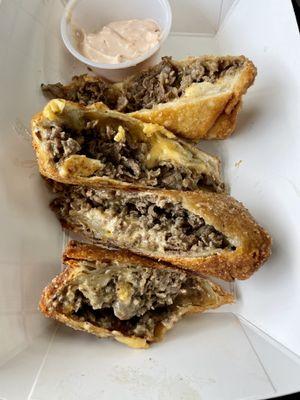 Cheesesteak Eggrolls