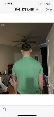 Got absolutely messed up with this haircut. Asked for a taper fade.