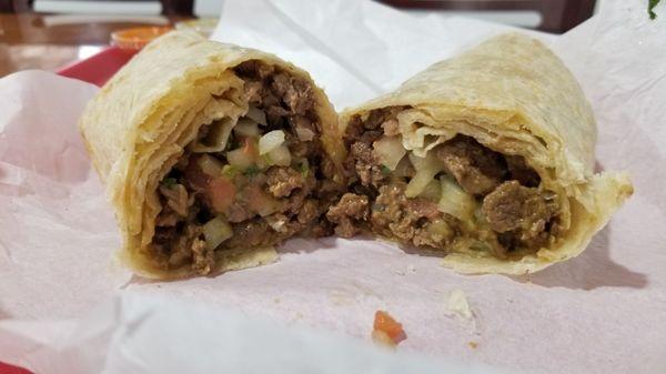 Carne asada burritos