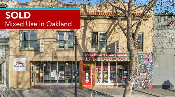 Seller Representation - Mixed Use Retail and Residential - Temescal