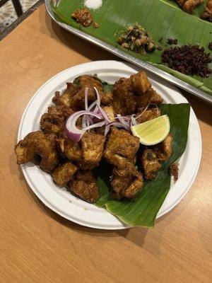 fried fish appetizer