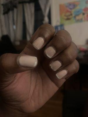 So called Gel French Manicure