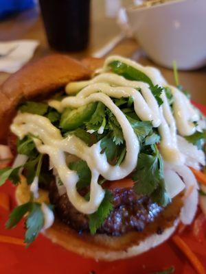 Bahn Mi Burger. Delicious!