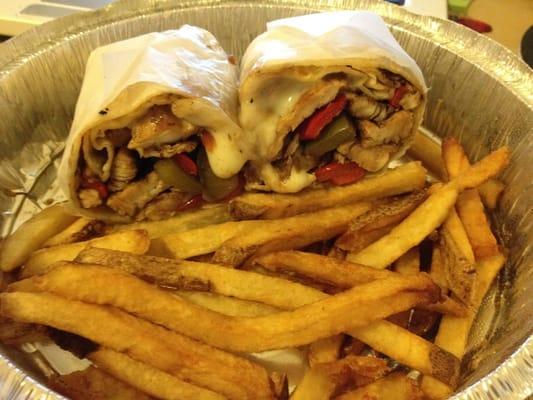 Verona wrap with fries