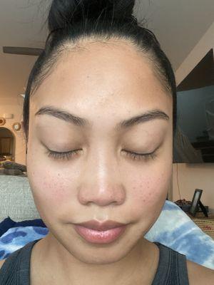 Eyebrow threading