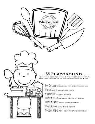 Kids Menu