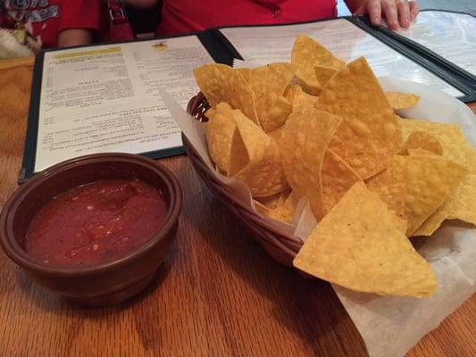 Free chips and salsa