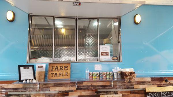 We strive to keep a casual, farm stand feel to our truck and our food!