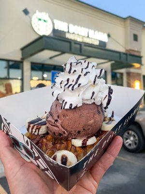 Dirty Monkey create your own liege waffle