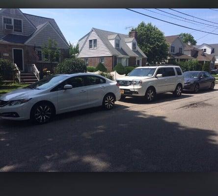 Three Honda's we have bought from Honda of valley stream