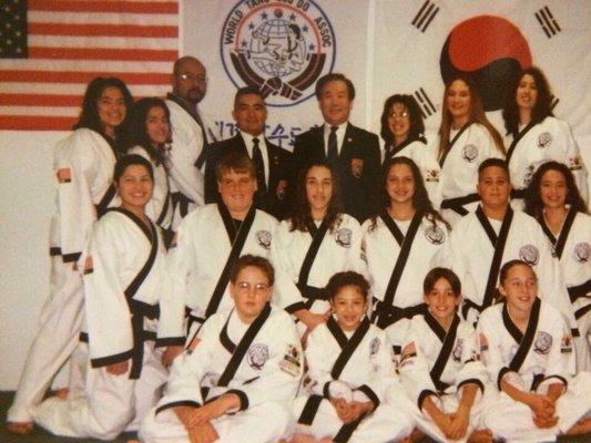 Grandmaster Shin visiting Valentin Karate at the Camp Street Location