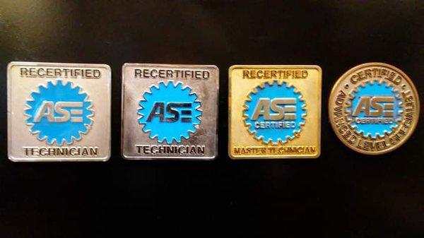 ASE  CERTIFIED