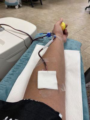 Donating plasma