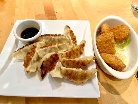 Gyoza and Croquette