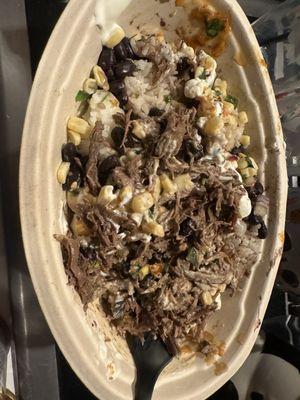 Barbacoa bowl