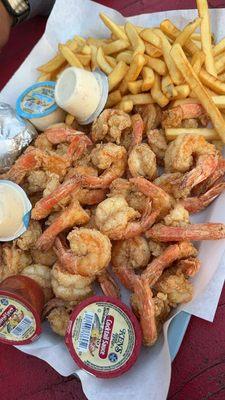 Shrimp and Fries , Taste better with the seasoning and adding lemon to it. This was $42.53