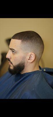 Mid skin fade