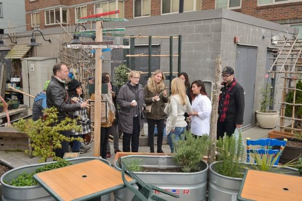 Eat Seattle has their own herb garden to source from for their cooking classes