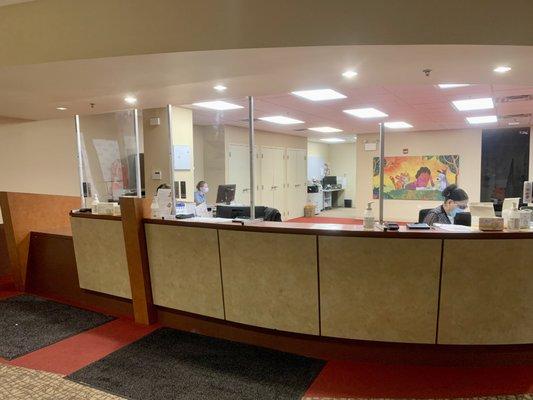 Front Desk - Side View of Lurie Children's Primary Care - Town & Country Pediatrics